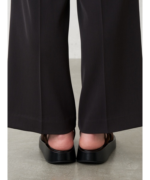 GRISE（グリーズ）の「GRISEレザーアツゾコカットワークミュールサンダル（サンダル・レディース・ベージュ系その他/ブラウン/ブラック×ブラック・MEDIUM/SMALL/X-LARGE/LARGE）」の10枚目の写真