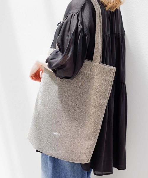 LAKOLE（ラコレ）の「ラメニットトートバッグ / 111758（トートバッグ・レディース・その他1/オレンジ/ブラック/その他2/グリーン・FREE）」の5枚目の写真