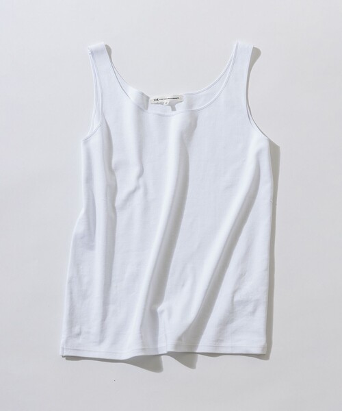 23区(ニジュウサンク)の「【洗える】ヘルシーインナー タンクトップ(Tシャツ/カットソー・レディース・ホワイト系/ブラック系/ライトグレー系・38/40)」の2枚目の写真