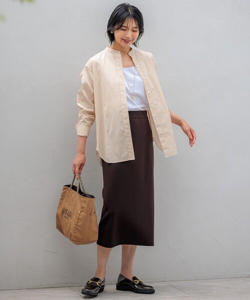 23区(ニジュウサンク)の「【洗える】ヘルシーインナー タンクトップ(Tシャツ/カットソー・レディース・ホワイト系/ブラック系/ライトグレー系・38/40)」の12枚目の写真