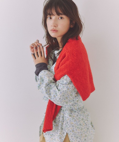 studio CLIP（スタディオクリップ）の「《days》5ゲージ選べる着丈プルオーバー（ニット/セーター・レディース・ピンク/レッド/アイボリー/ライトブルー・MEDIUM/LARGE）」の4枚目の写真