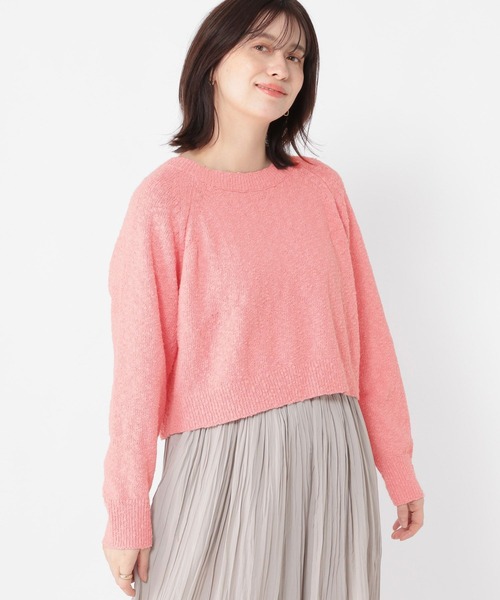 studio CLIP（スタディオクリップ）の「《days》5ゲージ選べる着丈プルオーバー（ニット/セーター・レディース・ピンク/レッド/アイボリー/ライトブルー・MEDIUM/LARGE）」の12枚目の写真