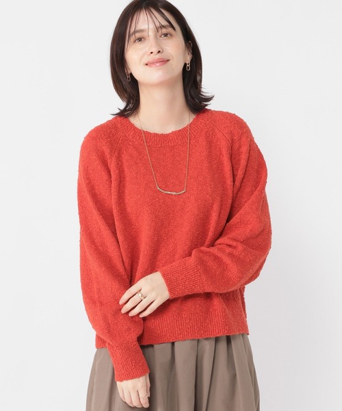 studio CLIP（スタディオクリップ）の「《days》5ゲージ選べる着丈プルオーバー（ニット/セーター・レディース・ピンク/レッド/アイボリー/ライトブルー・MEDIUM/LARGE）」の13枚目の写真