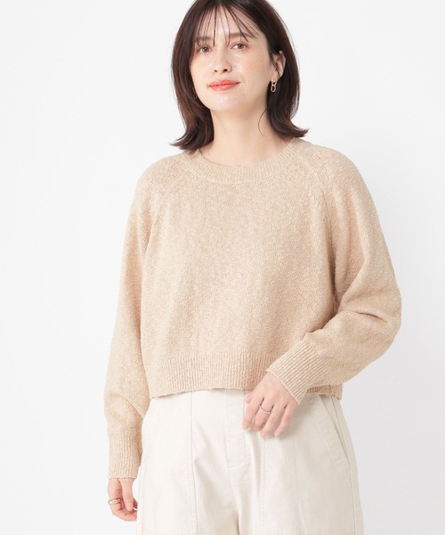 studio CLIP（スタディオクリップ）の「《days》5ゲージ選べる着丈プルオーバー（ニット/セーター・レディース・ピンク/レッド/アイボリー/ライトブルー・MEDIUM/LARGE）」の15枚目の写真