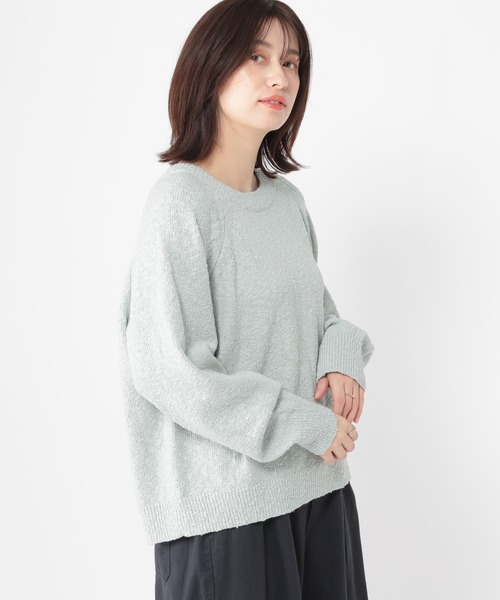 studio CLIP（スタディオクリップ）の「《days》5ゲージ選べる着丈プルオーバー（ニット/セーター・レディース・ピンク/レッド/アイボリー/ライトブルー・MEDIUM/LARGE）」の16枚目の写真