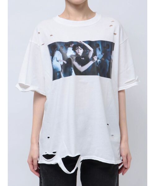 jouetie×ジェイミーリード☆コラボ セール】Wednesday ダメージフォトBIGTシャツ【コラボ】（T