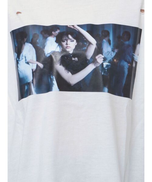 セール】Wednesday ダメージフォトBIGTシャツ【コラボ】（T