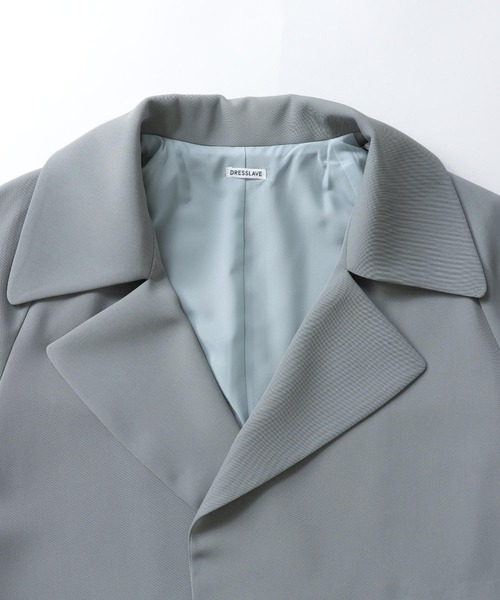 DRESSLAVE(ドレスレイブ)の「minimal trench jacket(ミニマルトレンチジャケット)(その他アウター・レディース・ブラック/グレー・38)」の11枚目の写真