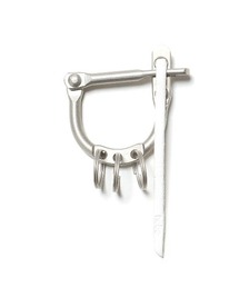 hobo（ホーボー）の「【hobo / ホーボー】D LOCK CARABINER KEY RING with COW LEATHER（キーホルダー）」