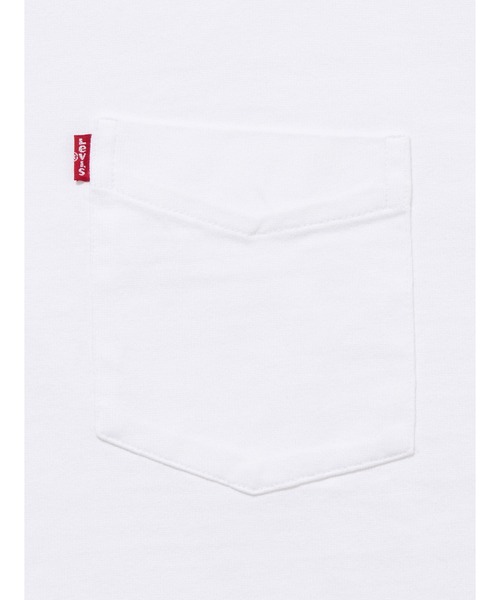 Levi's（リーバイス）の「Levi's/リーバイス ヘビーウェイト ポケット Tシャツ ホワイト BRIGHT WHITE（Tシャツ/カットソー・メンズ・ホワイト・L/S/XL/M）」の3枚目の写真