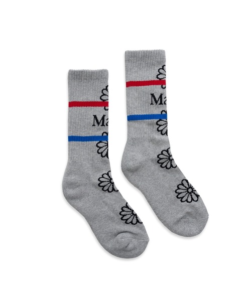 Mardi Mercredi(マルディメクルディ)の「SOCKS FLOS EMOJI / ソックス FLOS EMOJI(ソックス/靴下・レディース・ダークベージュ/ホワイト/ブラック/ネイビー/ホワイト×グレー/ピンク/グレー/ブラック系1・FREE)」の5枚目の写真