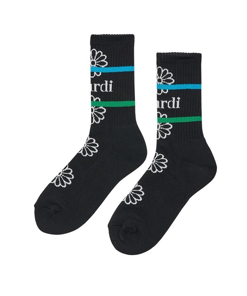 Mardi Mercredi(マルディメクルディ)の「SOCKS FLOS EMOJI(ソックス/靴下・レディース・ダークベージュ/ホワイト/ブラック・FREE)」の10枚目の写真