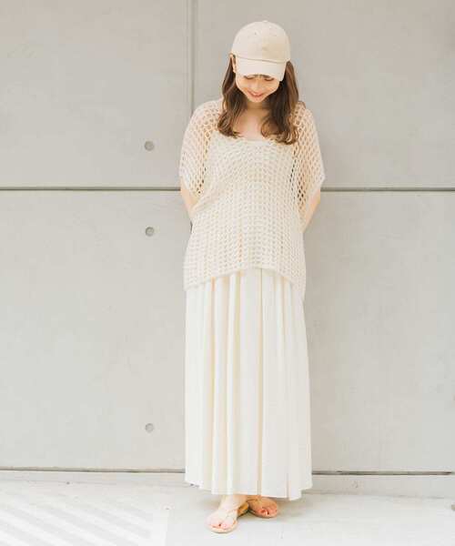 SMELLY（スメリー）の「シンプルリネンキャップ（キャップ・レディース・チャコールグレー/ベージュ/アイボリー・-）」の18枚目の写真