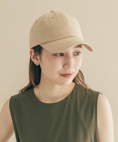 SMELLY（スメリー）の「シンプルリネンキャップ（キャップ・レディース・チャコールグレー/ベージュ/アイボリー・-）」の19枚目の写真