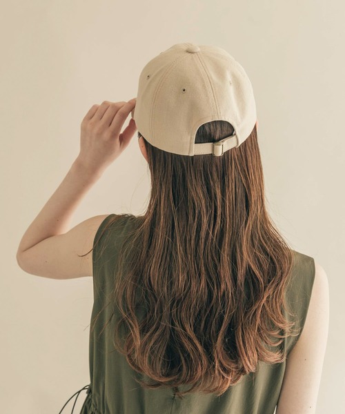SMELLY（スメリー）の「シンプルリネンキャップ（キャップ・レディース・チャコールグレー/ベージュ/アイボリー・-）」の22枚目の写真