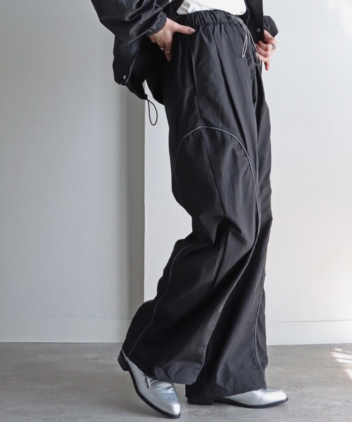 セール】パイピングサイドラインナイロンパンツ（その他パンツ
