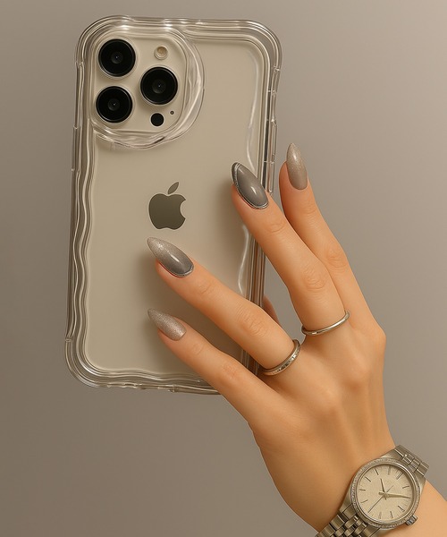 NOLITA LABORATORY（ノリータラボラトリー）の「【 NOLITA / ノリータ 】くねくね ソフトシリコン アイフォンケース アイフォンカバー iPhone 17 / 17pro / 17proMax / Air / 16 / 16pro / 16proMax / 16plus / 16e / 14 / 15 / 7 / 8 / SE2 / SE3 / 11 / 12 / 13（スマホケース/カバー・レディース・クリア/ホワイト/ブラック/クリアブラウン/シルバー/ピンク・iPhone 14/iPhone 14 Pro/iPhone 14 Pro Max/iPhone 15/iPhone 15 Pro/iPhone 15 Pro Max/iPhone 14 Plus/iPhone 15 Plus/iPhone 13/iPhone 13 Pro/iPhone 13 Pro Max/iPhone 11/iPhone 11 Pro/iPhone 12/iPhone 12 Pro/iPhone 12 Pro Max/iPhone 11 Pro Max/iPhone 7/8/SE(第2/第3世代)/iPhone 16/iPhone 16 Plus/iPhone 16 Pro/iPhone 16 Pro Max/iPhone 12 mini/iPhone 13 mini/iPhone 17/iPhone 17 Pro/iPhone 17 Pro Max/iPhone Air/iPhone 16e）」の19枚目の写真