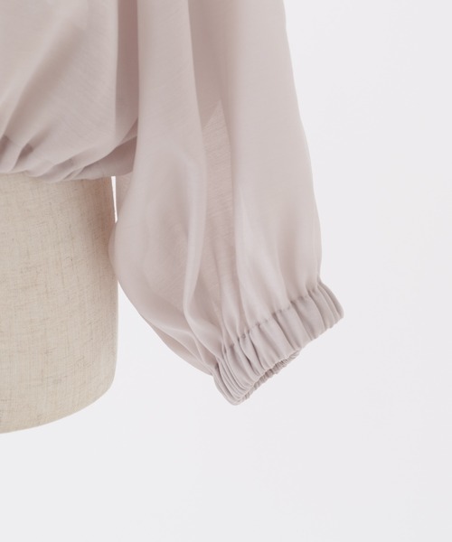 one after another NICE CLAUP（ワンアフターアナザーナイスクラップ）の「シアーボリュームマウンテンパーカー（マウンテンパーカー・レディース・オフホワイト/グレイッシュベージュ/グレー・FREE）」の15枚目の写真