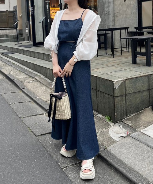 one after another NICE CLAUP（ワンアフターアナザーナイスクラップ）の「シアーボリュームマウンテンパーカー（マウンテンパーカー・レディース・オフホワイト/グレイッシュベージュ/グレー・FREE）」の22枚目の写真