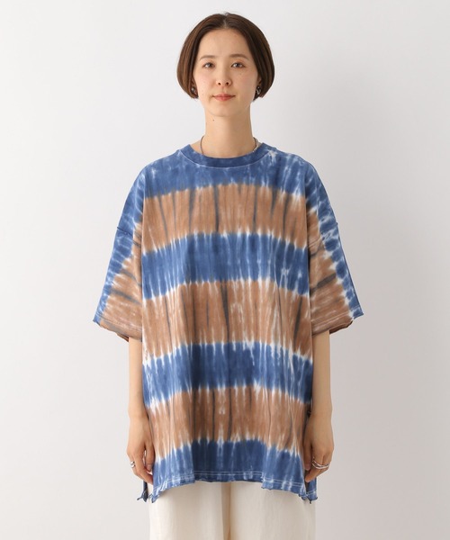 LEPSIM(レプシィム)の「タイダイBIG-T 115172(Tシャツ/カットソー・レディース・レッド/オレンジ/ネイビー・FREE)」の16枚目の写真