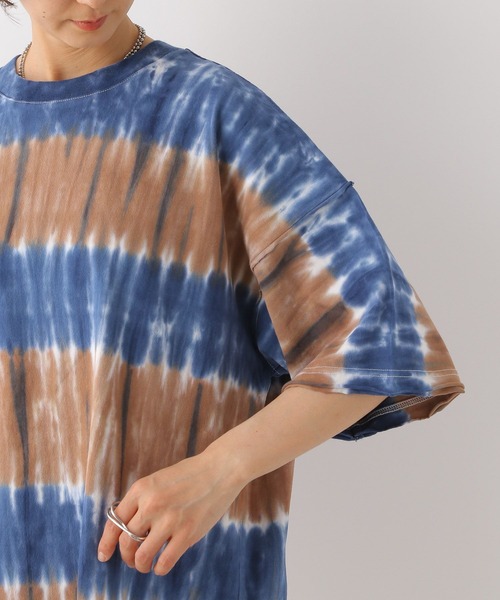 LEPSIM(レプシィム)の「タイダイBIG-T 115172(Tシャツ/カットソー・レディース・レッド/オレンジ/ネイビー・FREE)」の10枚目の写真
