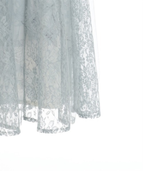 【セール】線画花柄レイヤードスカート（スカート）｜axes femme（アクシーズファム）