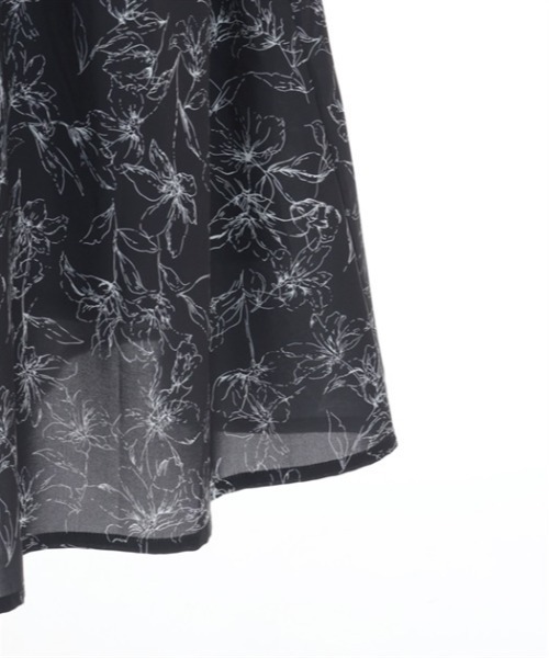 【セール】線画花柄レイヤードスカート（スカート）｜axes femme（アクシーズファム）