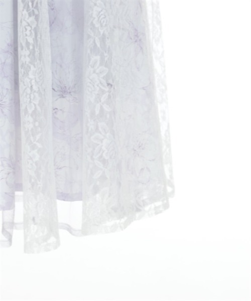 【セール】線画花柄レイヤードスカート（スカート）｜axes femme（アクシーズファム）