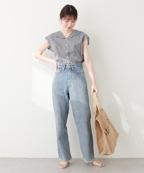 すい様❤️natural couture 完売 ゆるスカラップレトロブラウス WEB限定】ゆるスカラップレトロブラウス | natural couture