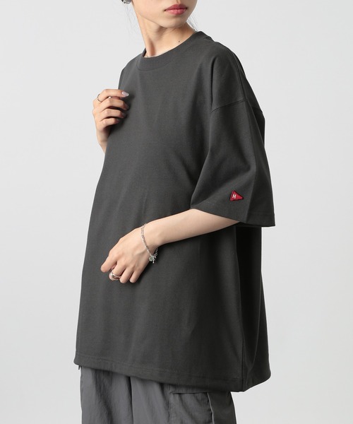 Healthknit(ヘルスニット)の「【Healthknit】ドライジャージー ドロストリングヘムTシャツ /51039(Tシャツ/カットソー・メンズ・チャコールグレー/ホワイト/イエロー・M/L)」の5枚目の写真