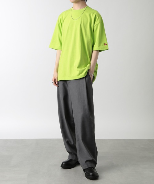 Healthknit(ヘルスニット)の「【Healthknit】ドライジャージー ドロストリングヘムTシャツ /51039(Tシャツ/カットソー・メンズ・チャコールグレー/ホワイト/イエロー・M/L)」の17枚目の写真