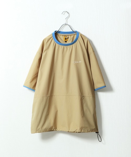 COBMASTER（コブマスター）の「【COBMASTER】 速乾 リップストップ ストレッチ ナイロン リンガーTシャツ（Tシャツ/カットソー・メンズ・ベージュ/サックスブルー/ブラック・LARGE/MEDIUM/X-LARGE）」の3枚目の写真