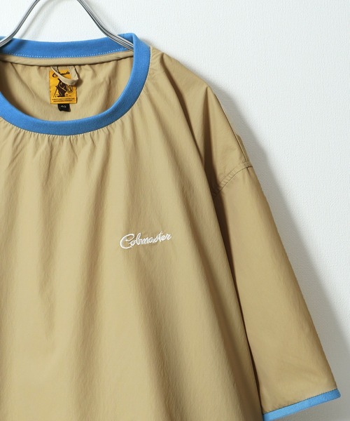 COBMASTER（コブマスター）の「【COBMASTER】 速乾 リップストップ ストレッチ ナイロン リンガーTシャツ（Tシャツ/カットソー・メンズ・ベージュ/サックスブルー/ブラック・LARGE/MEDIUM/X-LARGE）」の14枚目の写真