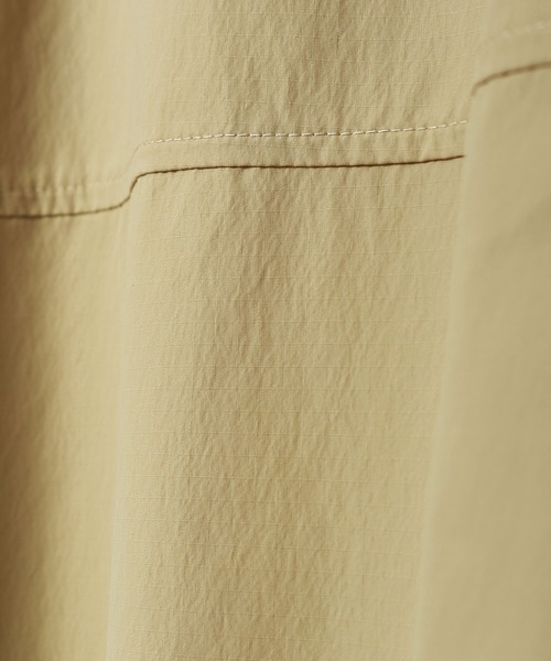 COBMASTER（コブマスター）の「【COBMASTER】 速乾 リップストップ ストレッチ ナイロン リンガーTシャツ（Tシャツ/カットソー・メンズ・ベージュ/サックスブルー/ブラック・LARGE/MEDIUM/X-LARGE）」の9枚目の写真