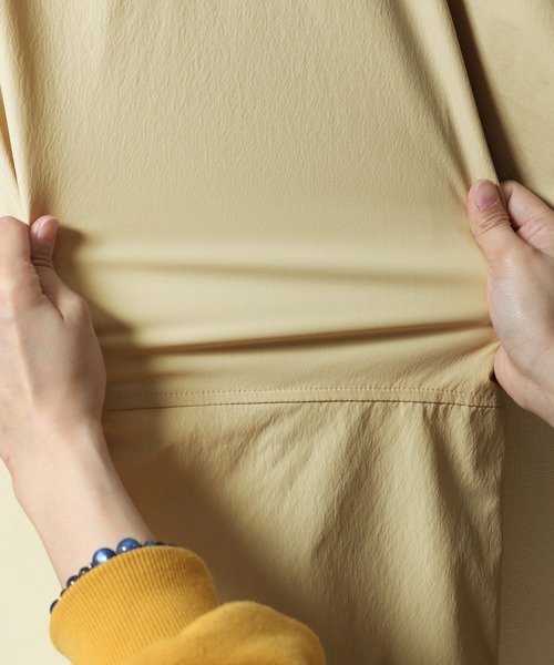 COBMASTER（コブマスター）の「【COBMASTER】 速乾 リップストップ ストレッチ ナイロン リンガーTシャツ（Tシャツ/カットソー・メンズ・ベージュ/サックスブルー/ブラック・LARGE/MEDIUM/X-LARGE）」の11枚目の写真