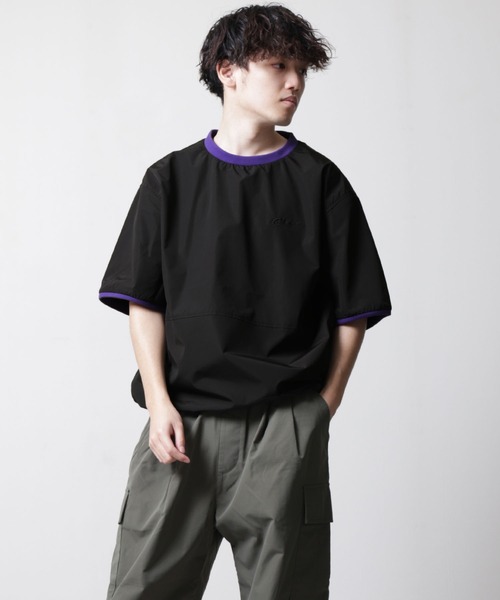 COBMASTER（コブマスター）の「【COBMASTER】 速乾 リップストップ ストレッチ ナイロン リンガーTシャツ（Tシャツ/カットソー・メンズ・ベージュ/サックスブルー/ブラック・LARGE/MEDIUM/X-LARGE）」の17枚目の写真