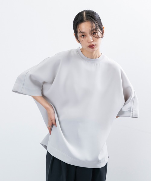 JUNRED（ジュンレッド）の「【 セットアップ対応 】ステッチワークドルマンTシャツ（Tシャツ/カットソー・メンズ・ブラック/オリーブ/ライトグレー・L/M/S）」の22枚目の写真