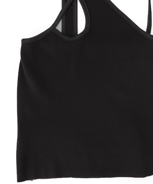 Miniministore(ミニミニストア)の「アシンメトリーキャミタンク 重ね着(キャミソール・レディース・ブラック/ブルーグレー/ピンク/ホワイト・FREE)」の18枚目の写真