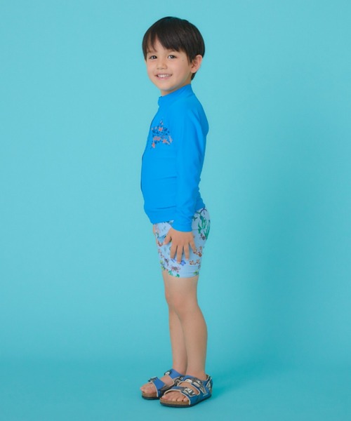 HAKKA KIDS（ハッカキッズ）の「[水着･スイム]アクアリウム/ツーリングダイナソープリントパンツ（スイムグッズ・キッズ・ブルー/ネイビー・S/M）」の7枚目の写真