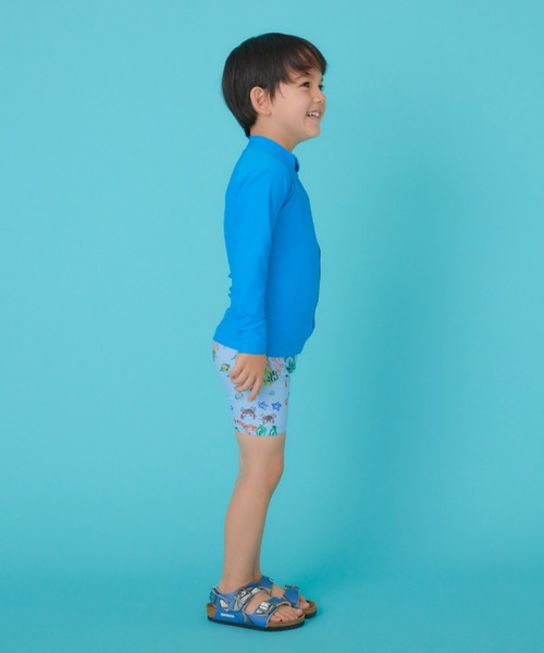 HAKKA KIDS（ハッカキッズ）の「[水着･スイム]アクアリウム/ツーリングダイナソープリントパンツ（スイムグッズ・キッズ・ブルー/ネイビー・S/M）」の9枚目の写真