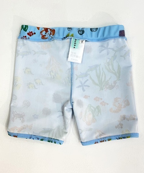 HAKKA KIDS（ハッカキッズ）の「[水着･スイム]アクアリウム/ツーリングダイナソープリントパンツ（スイムグッズ・キッズ・ブルー/ネイビー・S/M）」の13枚目の写真