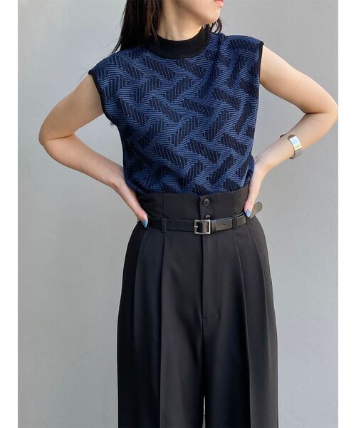 MURUA（ムルーア）の「【セット販売】ニットタンク&サスペンダーパンツセット（セットアップ・レディース・グリーン/グレー/ネイビー/ブラック・1/2）」の19枚目の写真