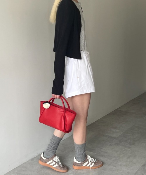 GIUNON（ジウノン）の「denim short pants / デニムショートパンツ（デニムパンツ・レディース・ホワイト/ネイビー・FREE）」の19枚目の写真