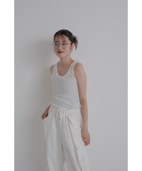 今季ブランド dot frill tank（タンクトップ）｜jumelle（ジュメロ）の ジャケット・アウター