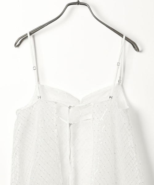 Heather（ヘザー）の「アソートシア－キャミワンピース　127434（ワンピース・レディース・ホワイト系その他/ホワイト系/ブラック系・FREE）」の9枚目の写真