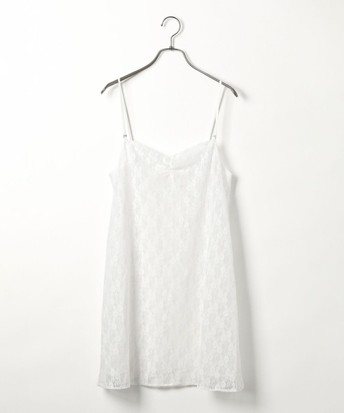 Heather（ヘザー）の「アソートシア－キャミワンピース　127434（ワンピース・レディース・ホワイト系その他/ホワイト系/ブラック系・FREE）」の12枚目の写真