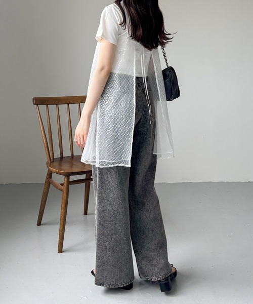 Heather（ヘザー）の「アソートシア－キャミワンピース　127434（ワンピース・レディース・ホワイト系その他/ホワイト系/ブラック系・FREE）」の22枚目の写真