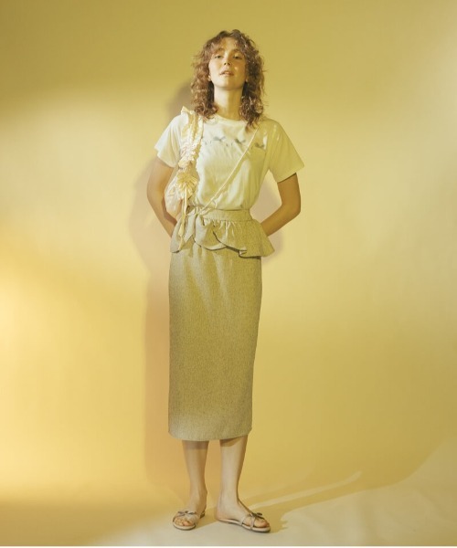 flower（フラワー）の「メニーリボンティーズ（Tシャツ/カットソー・レディース・ブルー/グレー・FREE）」の20枚目の写真