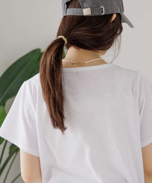 flower（フラワー）の「メニーリボンティーズ（Tシャツ/カットソー・レディース・ブルー/グレー・FREE）」の5枚目の写真