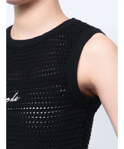 EMODA（エモダ）の「エンブロイダリーコンパクトトップ（タンクトップ・レディース・グリーン/ホワイト/ブラック・FREE）」の21枚目の写真